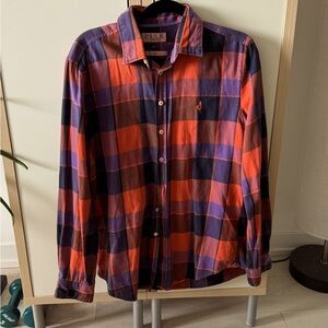 Thomas PINK flannel shirt